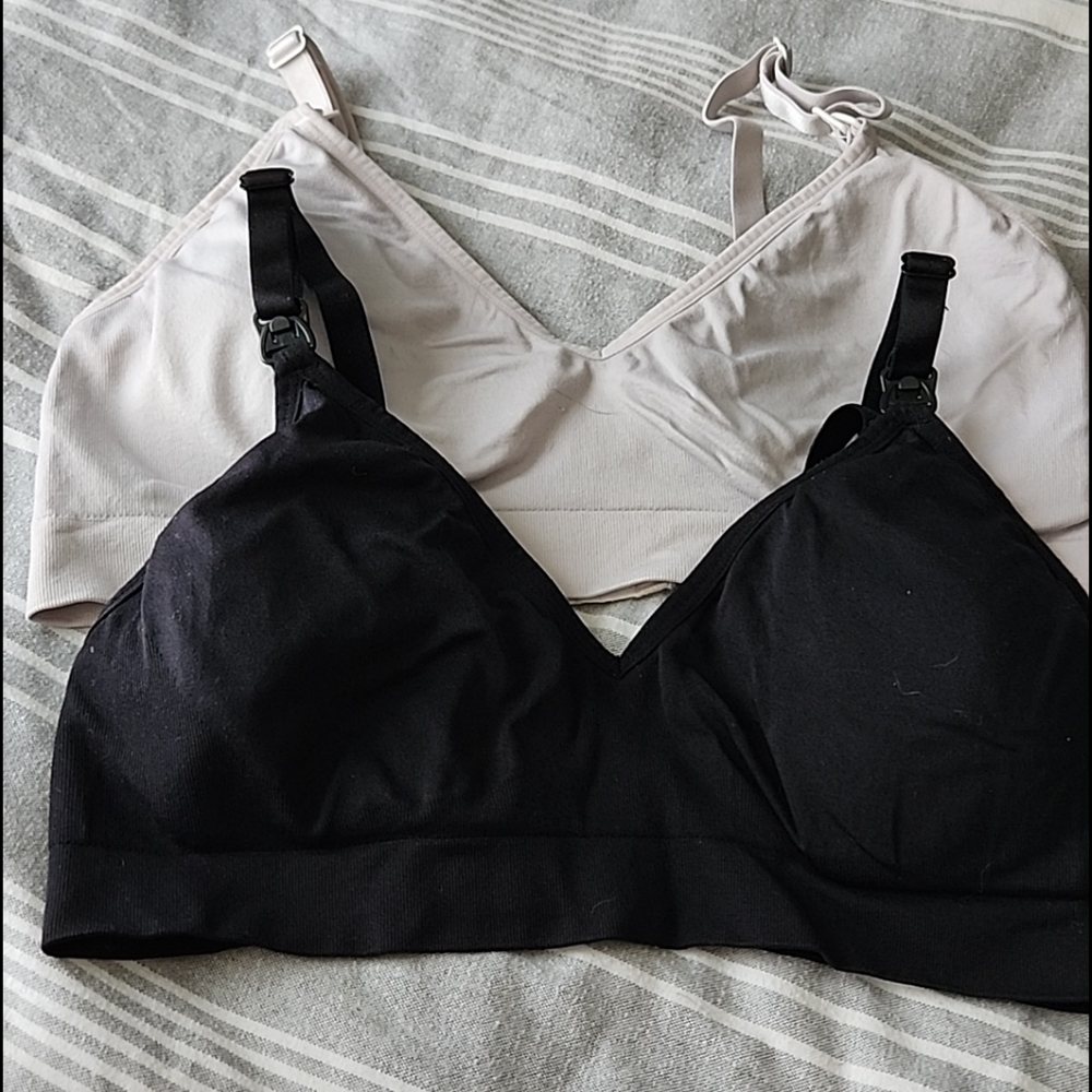 Wireless nursing bras